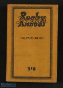 Only Wartime Rugby Football Annual, 1939-40: Soft back issue 'while WW2 might still have been over
