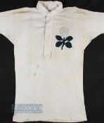 Extremely Rare & Early 1870s England Rugby International Jersey (v Scotland) c1874: To our knowledge