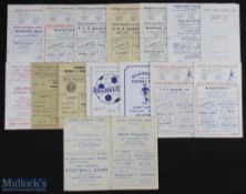 Selection of Isle of Wight football club programmes to include Cowes FC v 1954/55 Newport (IoW