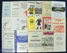 Selection of Scottish Cup match programmes to include 1959/60 Berwick Rangers v Rangers, 1960/61