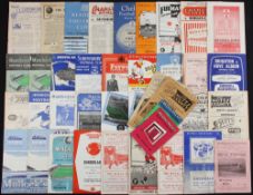 Collection of 1950s programmes with varied content to include 1949/50 Reading v Nottingham Forest,