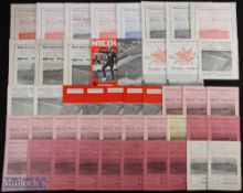 Collection of Wrexham home match programmes 1956/57 Bradford City, Tranmere Rovers, 1957/58 Hull