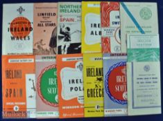 Selection of Irish big match programmes to include 1949 Football League of Ireland v Irish League,