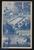 1938-39 Bury Football Club V Swansea Town Football Programme 4th February 1939
