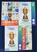 RWC 1999 Finals Programme & Ticket etc (4): Australia (winners) v France (2), plus near-mint