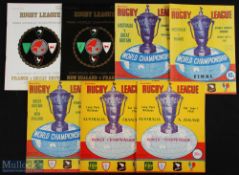 1968 Rugby League World Championship, in Australia (7): Match programmes Australia v New Zealand (