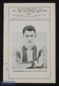 1934/35 Middlesbrough v Grimsby Town Div. 1 match programme 20 April 1935; ex. b.v. with