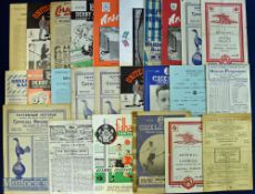 Selection of 1940s 25 League and Non League Programmes from 1945/6 to 1949/50 season, mixed