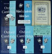 Varsity Rugby Matches etc (7): The issues for 1959, 1960 & 1962, the ticket for 1970, plus the