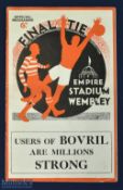 1934 FAC final match programme Manchester City v Portsmouth 28 April 1934 at Wembley; Fair/Good