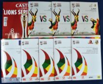 2021 British & Irish Lions Rugby Tour of South Africa programmes & magazine: (9) Officially produced