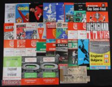 Collection of mainly big match programmes to include England internationals v 1966 West Germany (