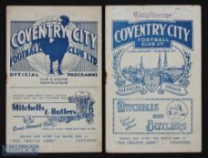 1933/34 Coventry City v Luton Town Div. 3 (s) match programme 17 March; wear to top of cover,