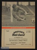 1968/69 Hamburg SV v Manchester Utd pre-season friendly match 31 July 1968 programme; Lipphardt's