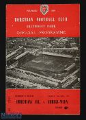 1953-54 Bohemian v Admira-Wien Football Programme 21st May 1954