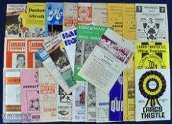 Scottish Football Programme Collection inc 184 different programmes from the late 1950s to mid-