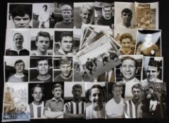 Selection of Football Press Photographs generally 1960s features Ian Ure, Alex Young, Johnny Haynes,