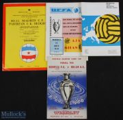 Selection of European Champions Cup programmes to include 1963 AC Milan v Benfica, 1961 Barcelona