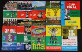 Collection of Football League Cup final Wembley programmes to include 1967, 1968, 1969, 1970,