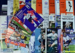 Selection of Woman's football international match programmes to include England homes 1973 N.