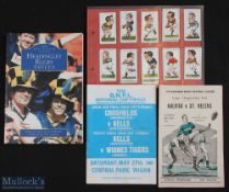 Rugby League Selection features 1966 Halifax v St Helens Championship Final programme 28 May 1989