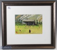 Harold Riley (b.1934) 'The Cliff - United's Training ground as it was in 1946' 'Salford Boys v