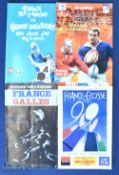 French Home Rugby Programmes (4): From the matches v England 1988, Scotland 1999 & Wales 1983 &