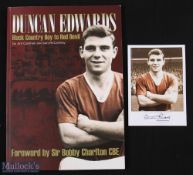 Duncan Edwards Black Country Boy to Red Devil, soft back book by Jim Cadman + Ian McCartney 2018