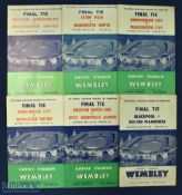 Selection of FAC final match programmes to include 1953, 1954, 1955, 1956, 1957, 1958 (reprint);