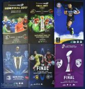 2017-2021 Major Cup Rugby Programmes (6): Pro12 Scarlets semi at Leinster & final v Munster at