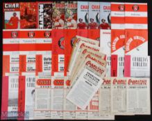 Selection of Charlton Athletic home match programmes to include 1947/48 Stockport, Huddersfield