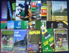 Selection of FAC final match programmes to include 1970, 1970 replay, 1971, 1972, 1973, 1974,