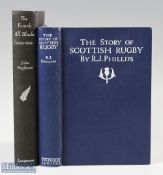 1925/1954 Scottish & New Zealand Rugby Volumes (2): Both hardbacks, RJ Phillips' Story of Scottish