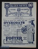 1930/31 Birmingham City v Grimsby Town Div. 1 match programme 22 November 1930; fair/good condition.