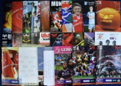 2011-12 Scarlets etc Rugby Programme Collection (28): From pre-season games & up to & inc 02/03/