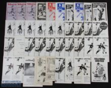 Selection of Wellington Town home programmes 1955/56 Stafford Rangers, 1961/62 Merthyr Tydfil,