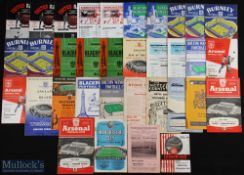 Selection of football programmes to include 1958/59 (11) including Wolves v Manchester Utd, Stoke