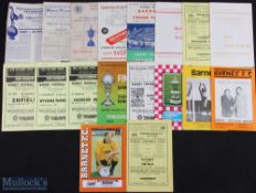 Interesting collection of Barnet FC programmes to include FA Amateur Cup 1946 Bishop Auckland (