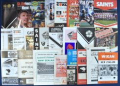1961-2003 Rugby League New Zealand Tour Programmes, to include Castleford & Featherstone v New