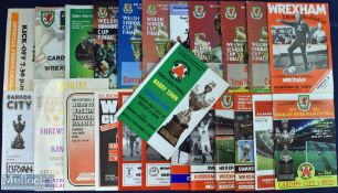 Collection of Welsh Cup finals to include 1984 (2), 1985 (2), 1986 (2), 1987 (2), 1988, 1989,