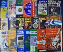 Collection of Scotland home international programmes to include 1955 Portugal, 1957 Spain (WC), 1961