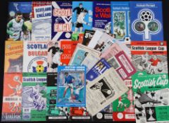 Collection of Scottish programmes to include Scotland v 1962 England, 1964 England, 1970 Denmark,