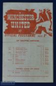 1944/45 Manchester Utd v Burnley war league north cup qualifying competition 31 March 1945 at
