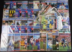 1980-1992 Rangers Football Programmes, a good collection with noted programmes of Rangers v Bayern