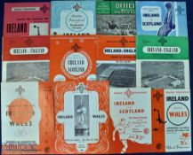 Selection of Ireland amateur international home match programmes to include 1950 England (