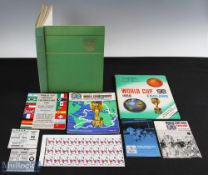 1966 World Cup football memorabilia to include 1966 World Cup final Tickets, 23rd July Hillsborough,