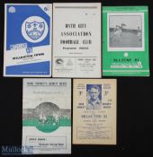 1954-67 Non-League Football programmes to include 1955 Gloucester City v all-star XI, Oswestry
