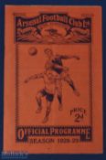 1929 FA Amateur Cup final match programme Ilford v Leyton 20 April 1929 at Arsenal; fair/good
