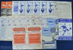 52 Assorted 1955/6 Programmes London clubs feature heavily but representation from Bristol City,