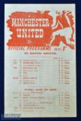 1944/45 Football League Cup North s/f Manchester Utd v Chesterfield 5 May 1945 at Maine Road, single